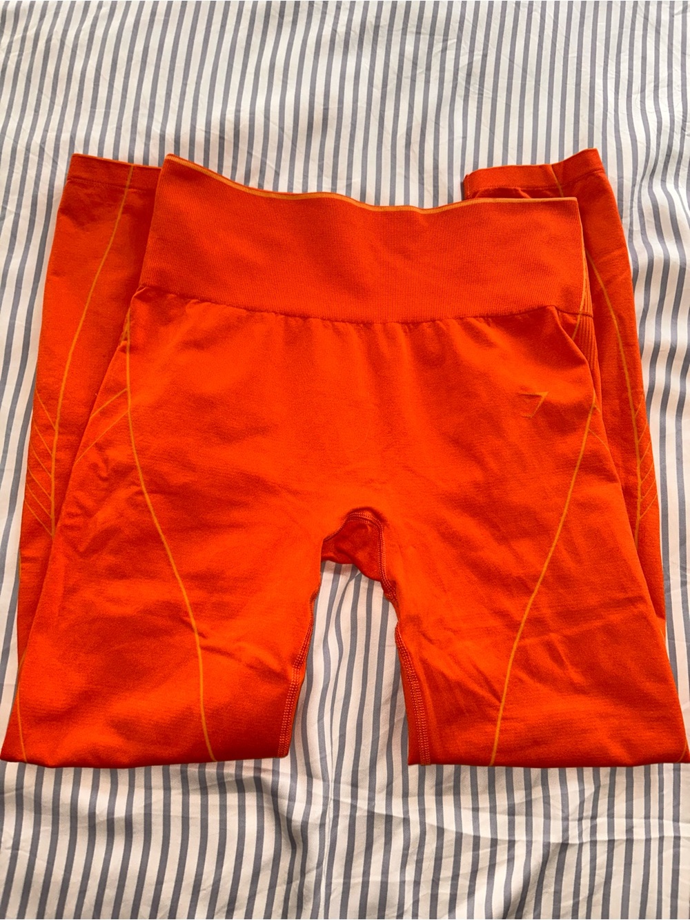 Gymshark  Bright Orange Performance Leggings